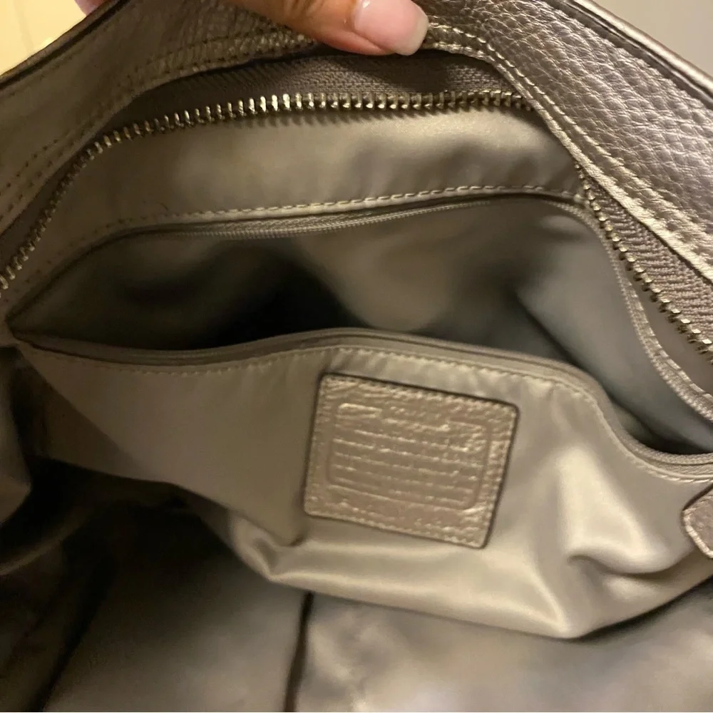 Coach vintage pebble grain leather bag
